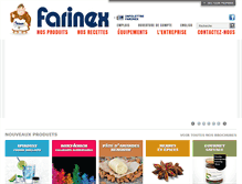 Tablet Screenshot of farinex.ca